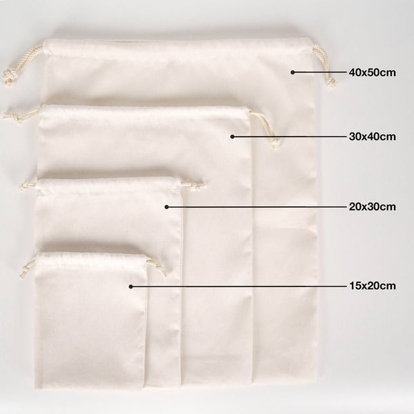 Customizable Laminated 6" x 8" (15×20 cm) Cotton Drawstring Pouch - 4 oz - Pamusan.com