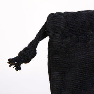 Fabric Pouch 4" W x 5" H – Black (customizable) - Pamusan.com