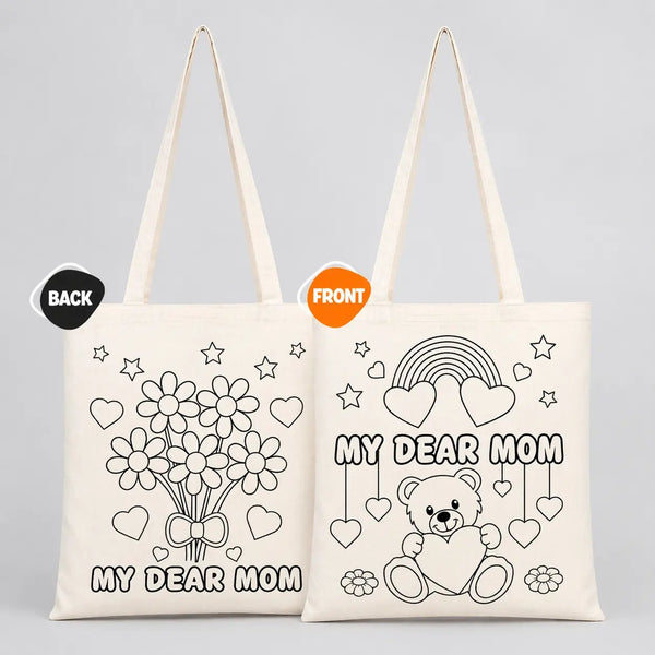 Mother's Day Painting Set 2 - 25 Months Flowers Painting Bag 14"x16" / 4 Months 12's Pencil - Pamusan.com