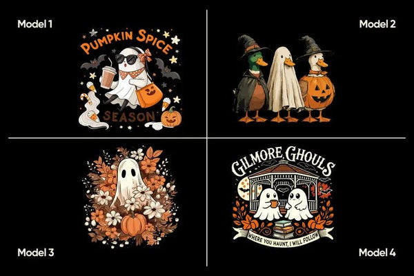 Trick or Treat Drawstring Bags – Black Waterproof Backpack with Spooky Prints - Pamusan.com